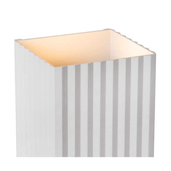 Atmooz Wandlamp Ribble - Wit Rechthoekig - Muurverlichting