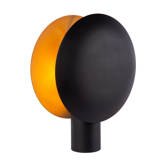 Atmooz Copple - Tafellamp - Zwart & Goud - Rond - 20x35x45cm - Metaal