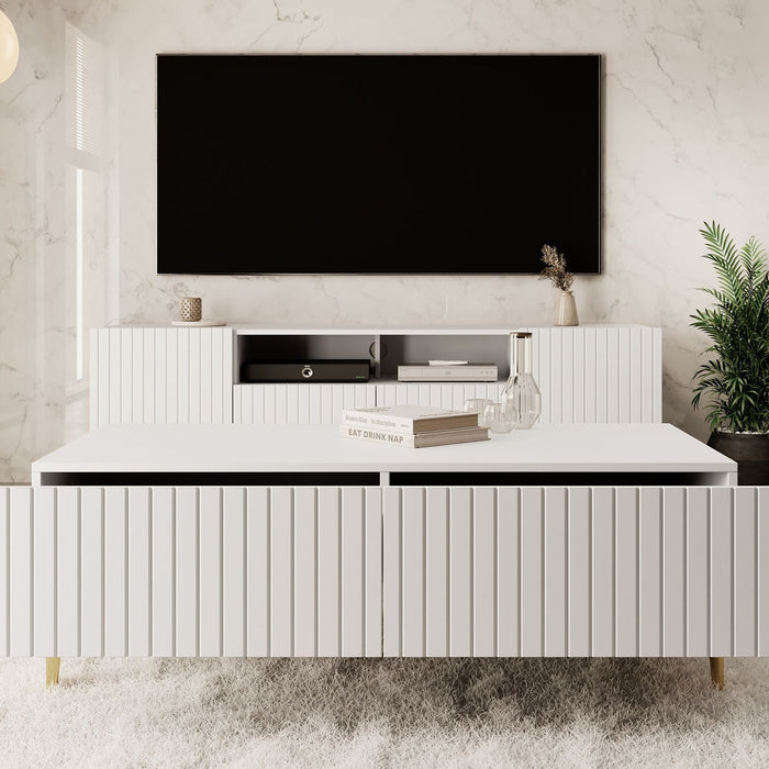 Meubella - Salontafel King - Wit - 120 cm