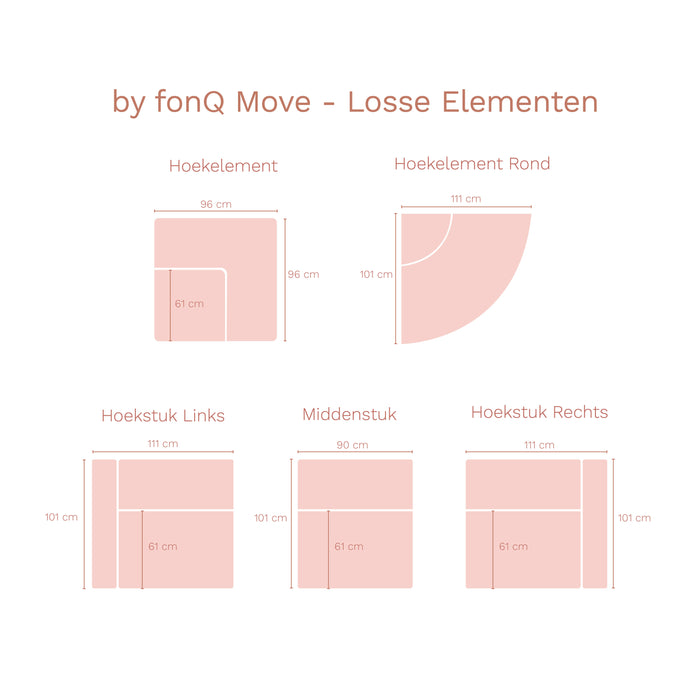 by fonQ Move Bank Element - Hoek - Zand