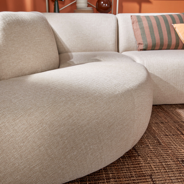 by fonQ Move Hoekbank Links - Ronde Hoek - Zand