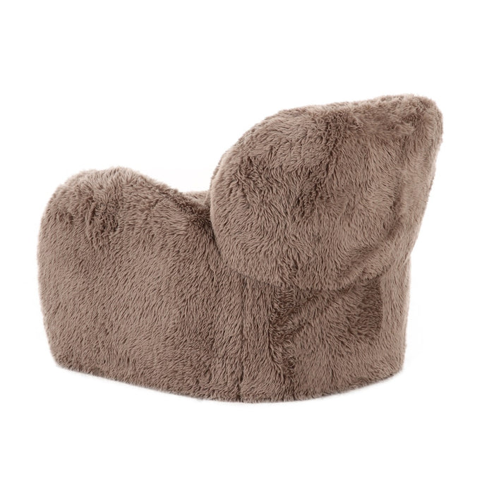 DÉJA Living - Fauteuil Taupe Fluffy - Zithoogte 42cm - Alta