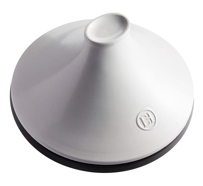 Emile Henry Tajine Delight - Zwart | Wit - Geschikt voor inductie - ø 33.5 cm | 4 liter