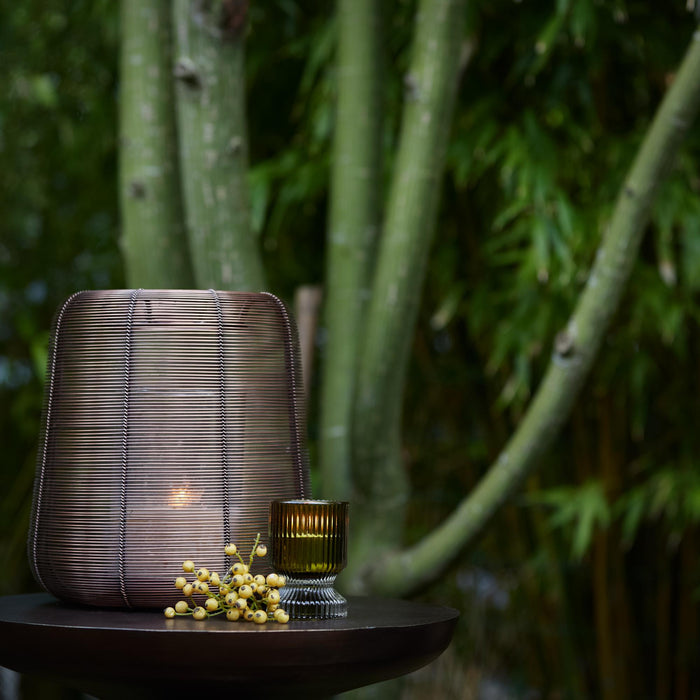 Light&living Windlicht Ø22,5x24 cm ADETA antiek koper+glas