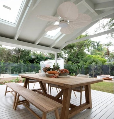 Lucci Air Plafondventilator Airfusion Bali Wit incl. 18W Led Ø 132cm