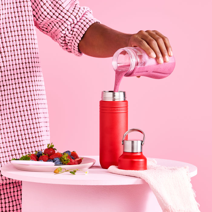 Le Creuset On The Go Drinkfles 0,5 L - Kersenrood