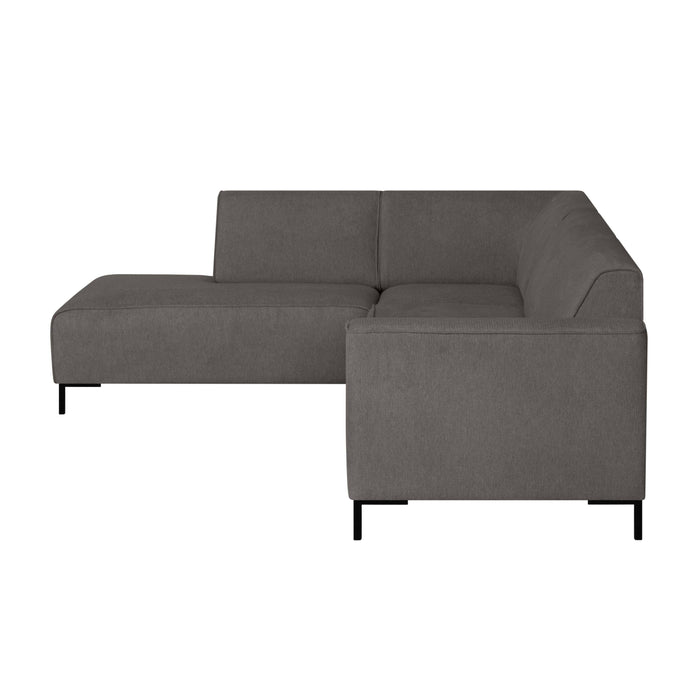 by fonQ Loft Hoekbank Links - Chenille - Antraciet