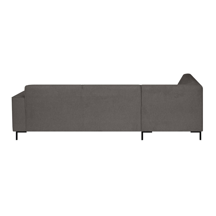 by fonQ Loft Hoekbank Links - Chenille - Antraciet