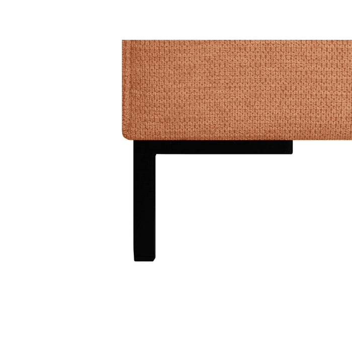 by fonQ Loft 2-zitsbank - Chenille - Roest