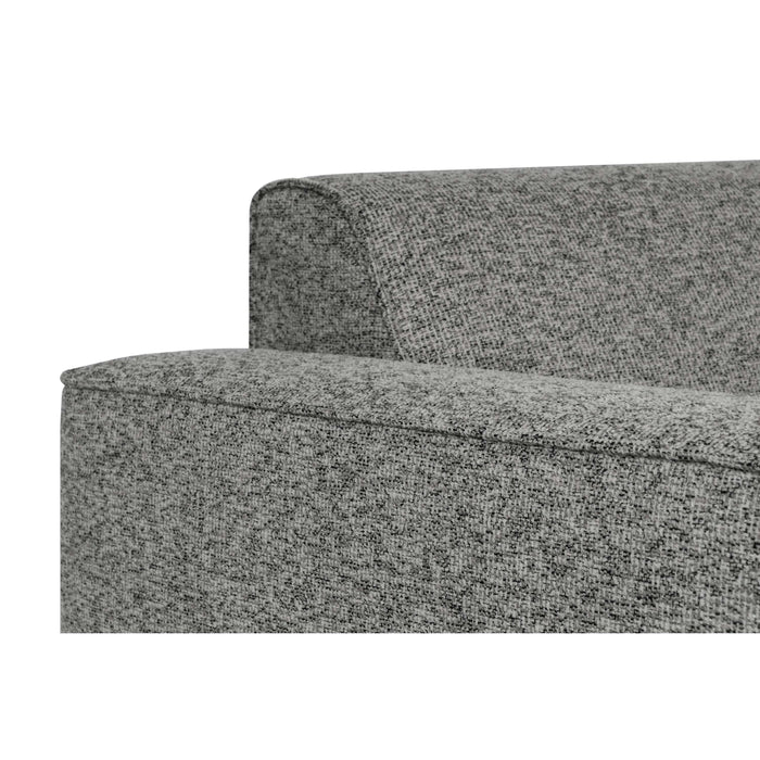 by fonQ Loft 2,5-zitsbank - Chenille Melange - Steengrijs
