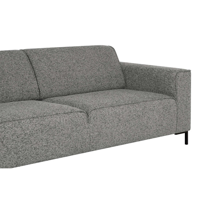 by fonQ Loft 2,5-zitsbank - Chenille Melange - Steengrijs