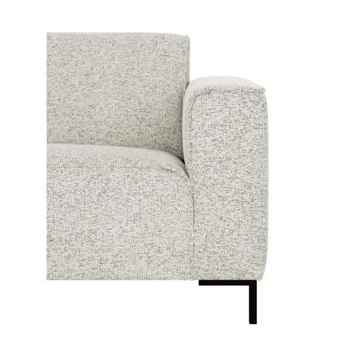 by fonQ Loft 2,5-zitsbank - Chenille Melange - Ecru