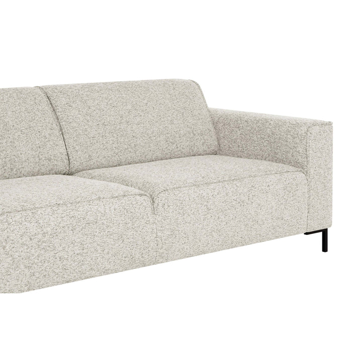 by fonQ Loft 2,5-zitsbank - Chenille Melange - Ecru
