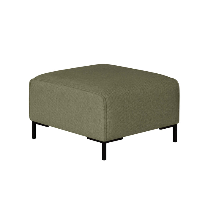 by fonQ Loft Hocker - Chenille - Groen
