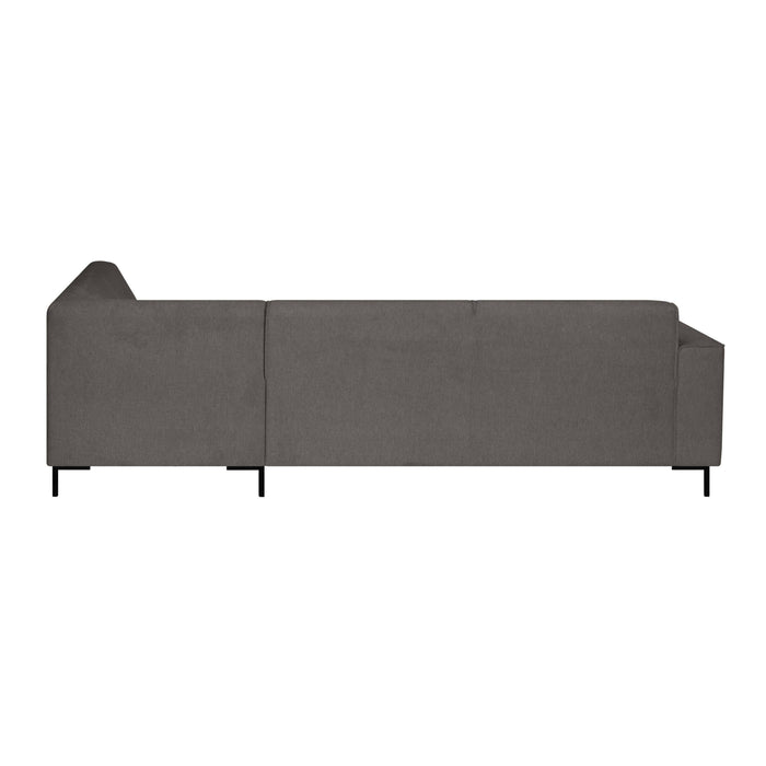 by fonQ Loft Hoekbank Rechts - Chenille - Antraciet