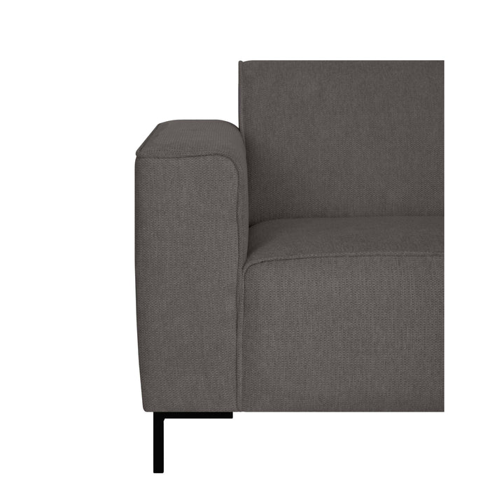 by fonQ Loft Hoekbank Rechts - Chenille - Antraciet