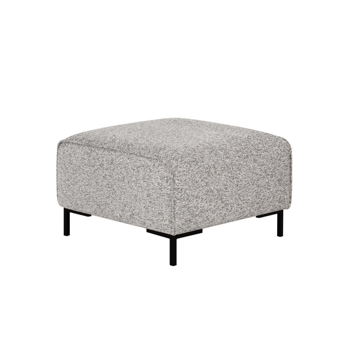 by fonQ Loft Hocker - Chenille Melange - Grijs