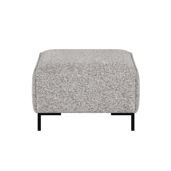 by fonQ Loft Hocker - Chenille Melange - Grijs