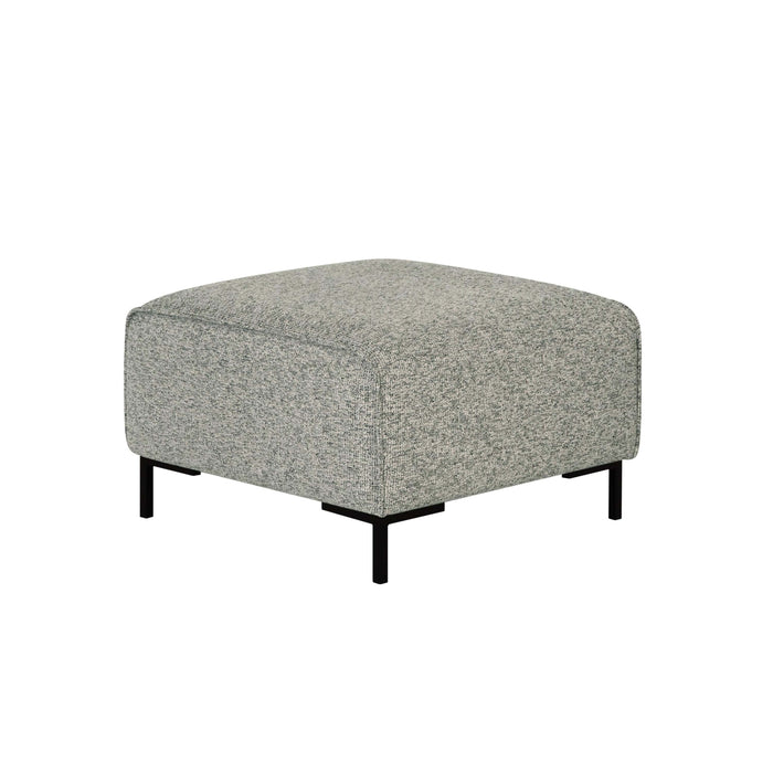 by fonQ Loft Hocker - Chenille Melange - Mintgroen