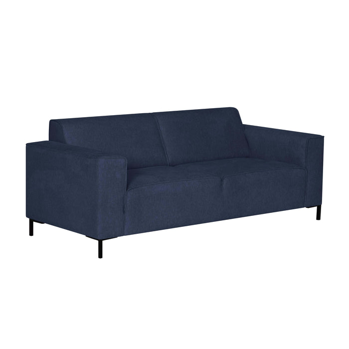 by fonQ Loft 2-zitsbank - Chenille - Donkerblauw