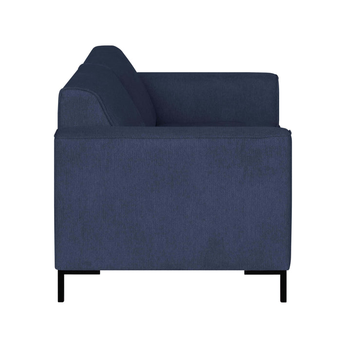 by fonQ Loft 2-zitsbank - Chenille - Donkerblauw