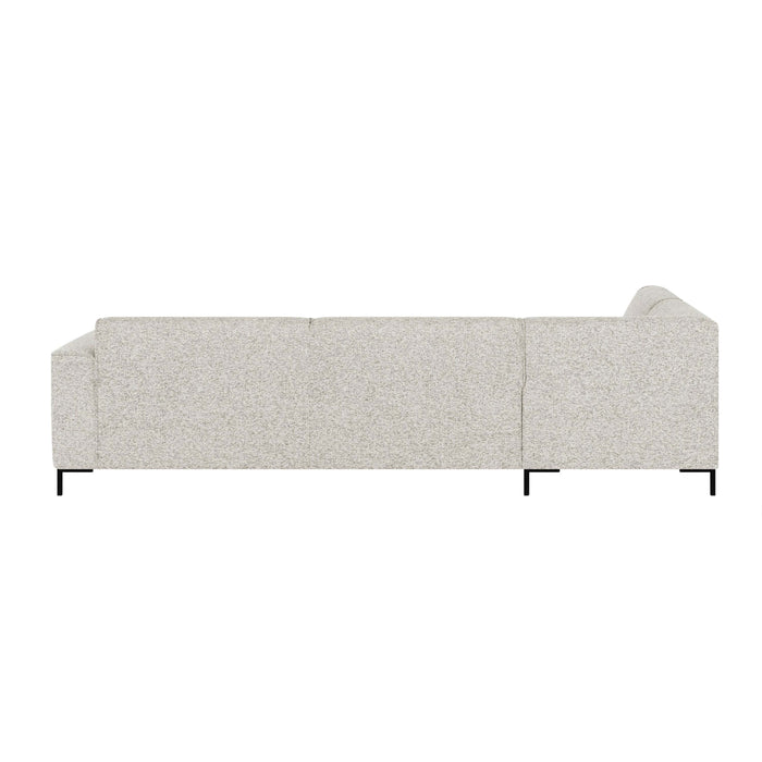 by fonQ Loft Hoekbank Links - Chenille Melange - Ecru