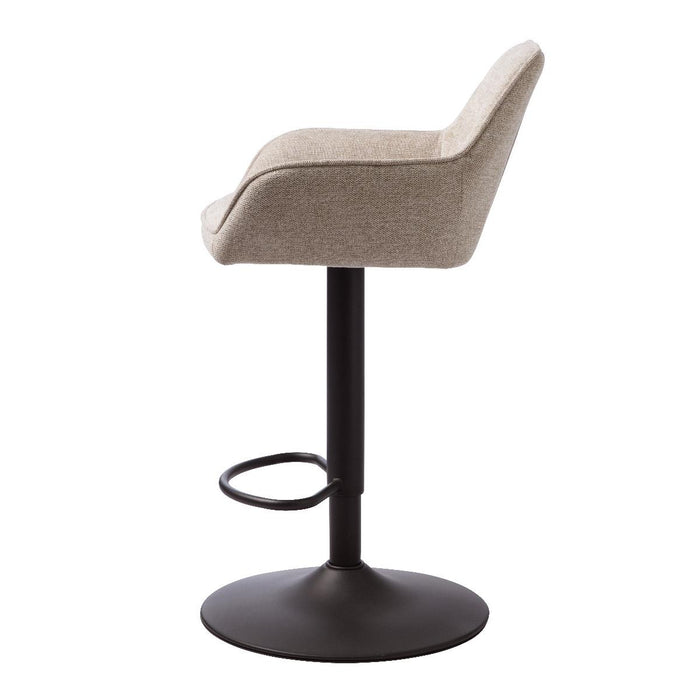 Nordic Home Lanny barstoel geblokt - zand