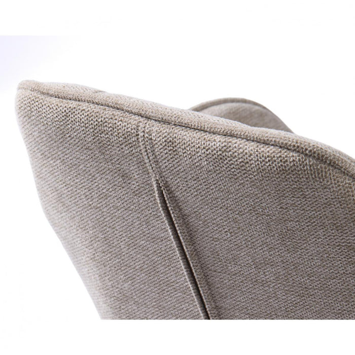 Nordic Home Lanny barstoel geblokt - zand