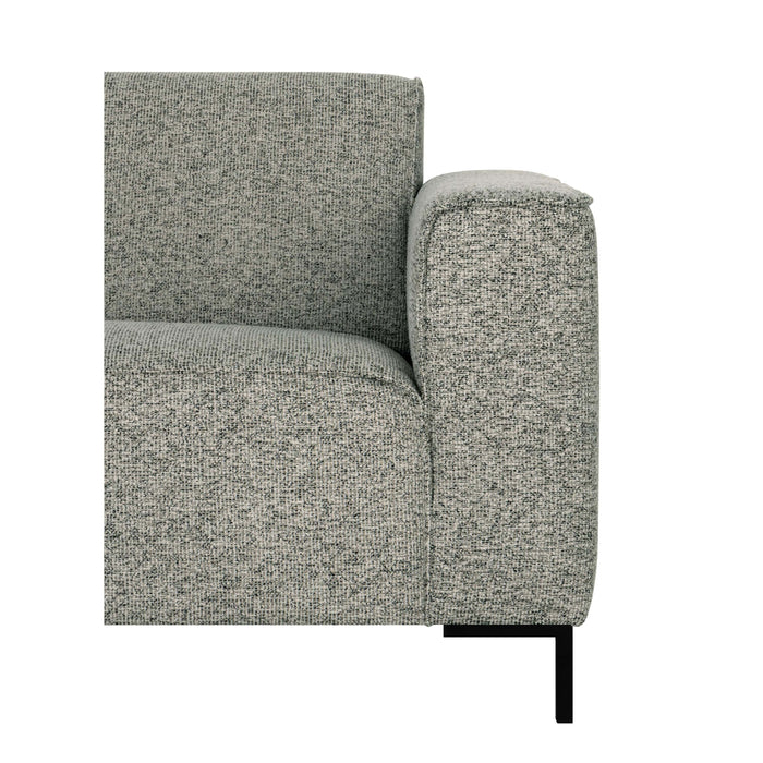 by fonQ Loft 2,5-zitsbank - Chenille Melange - Mintgroen