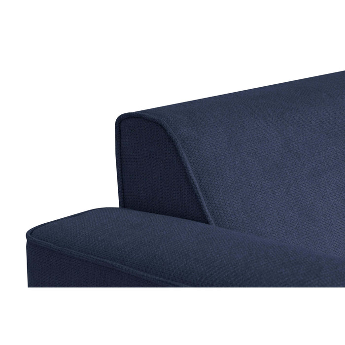 by fonQ Loft Hoekbank Rechts - Chenille - Donkerblauw