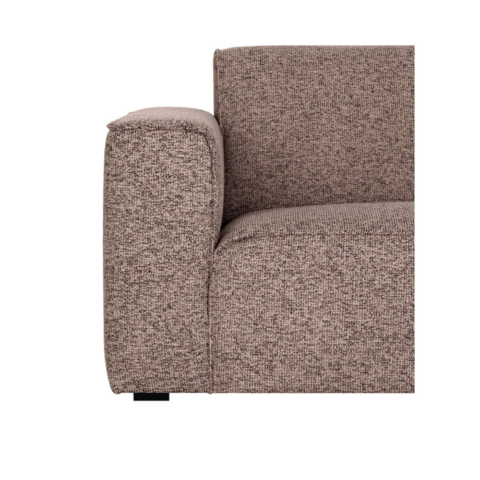 by fonQ Loft Hoekbank Rechts - Chenille Melange - Blush