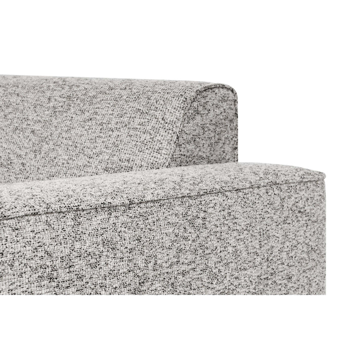 by fonQ Loft Hoekbank Rechts - Chenille Melange - Grijs