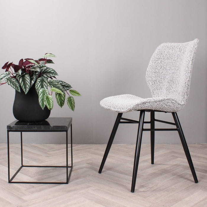 DS4U - Tony eetkamerstoel boucle - grijs