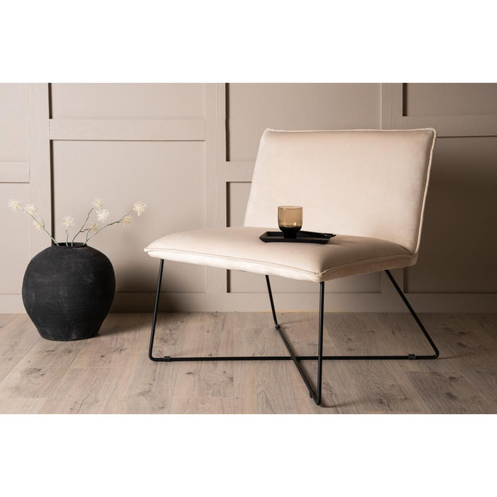Svea - Piva fauteuil - velvet - beige