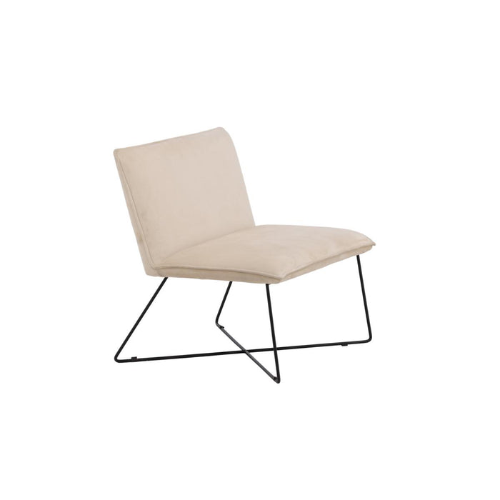 Svea - Piva fauteuil - velvet - beige