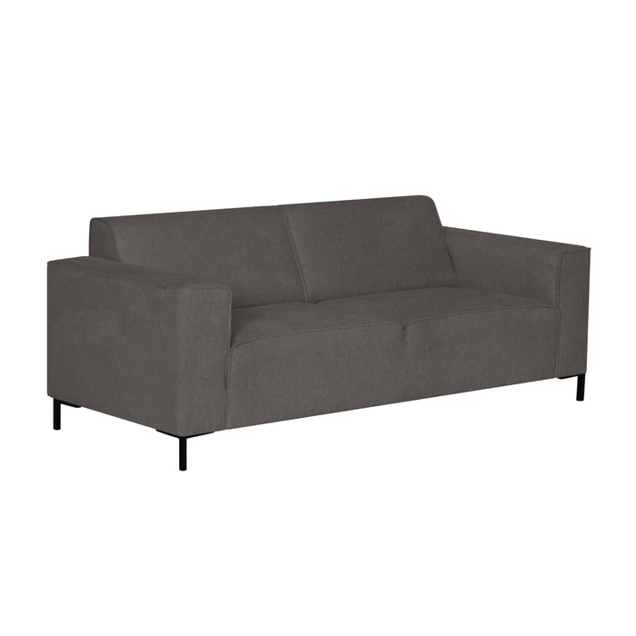 by fonQ Loft 2-zitsbank - Chenille - Antraciet