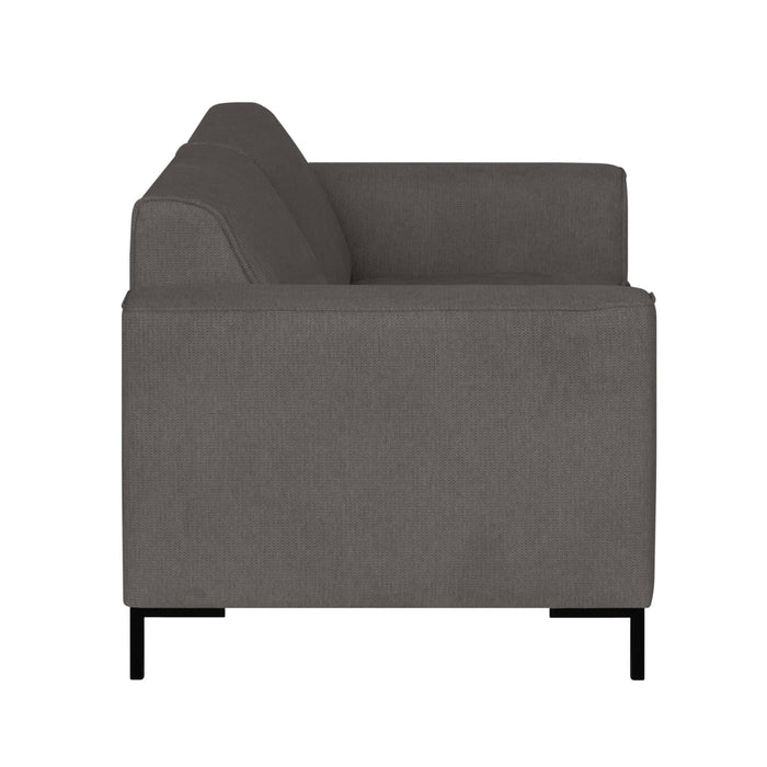 by fonQ Loft 2-zitsbank - Chenille - Antraciet