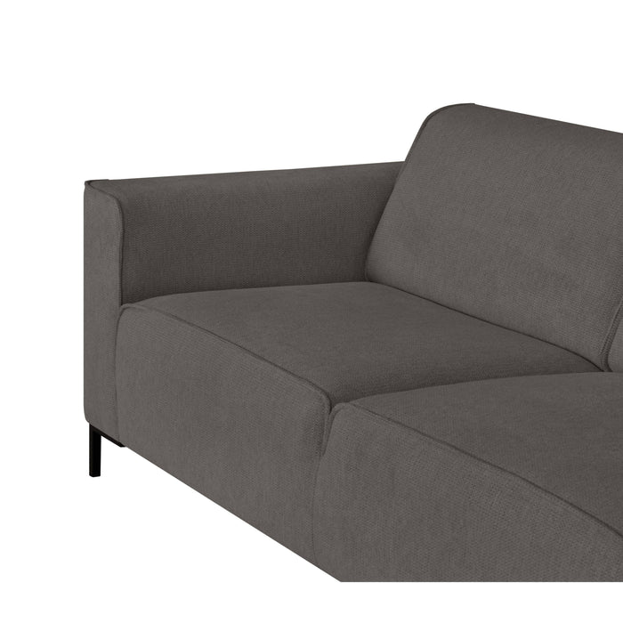 by fonQ Loft 2-zitsbank - Chenille - Antraciet