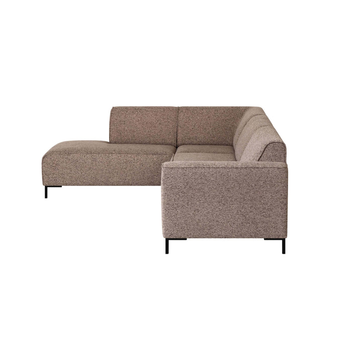 by fonQ Loft Hoekbank Links - Chenille Melange - Blush