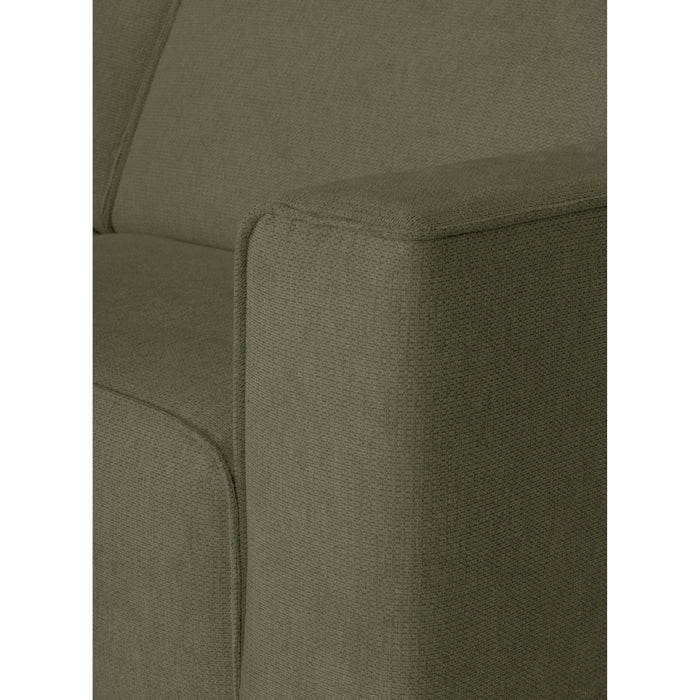 by fonQ Loft Hoekbank Links - Chenille - Groen