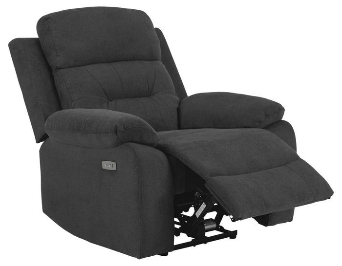 Giga Living - Relaxfauteuil Donkergrijs Stof - Verstelbaar - Zarna