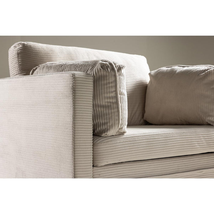 Svea - Sino fauteuil - ribstof - lichtgrijs