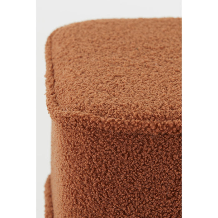 Light & Living Light&living Poef 40x40x35 cm KIKI teddy terra