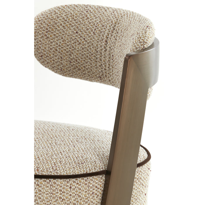 Light & Living Light&living Stoel 68x65x77 cm KEMENA zand+crème|terra