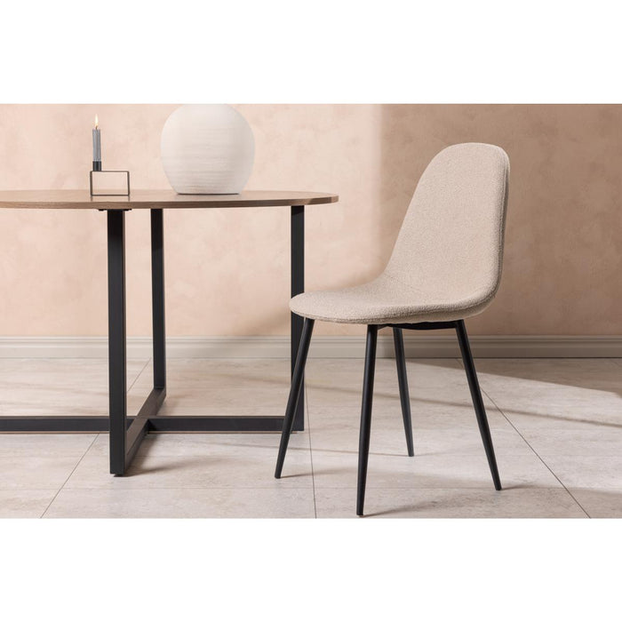 Svea - Selo eetkamerstoel - boucle - beige