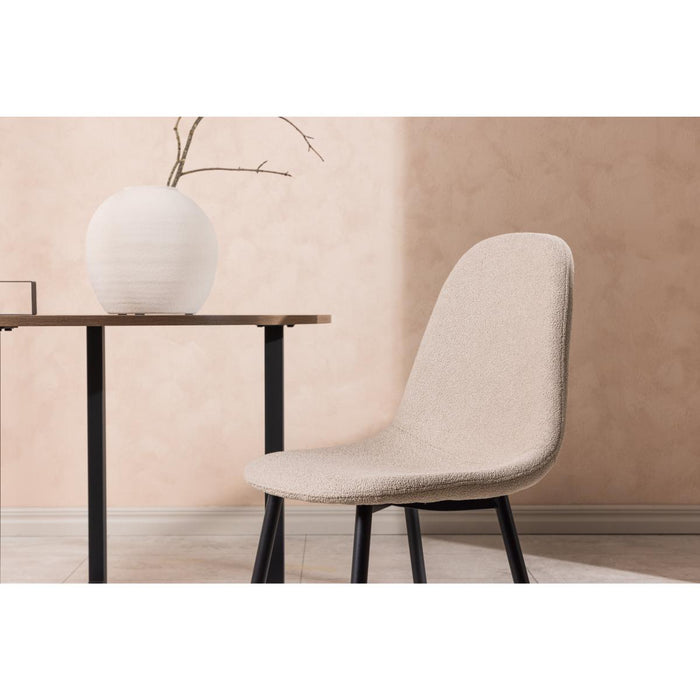 Svea - Selo eetkamerstoel - boucle - beige