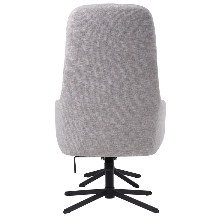 Nordic Home - Manning fauteuil met hocker - natural