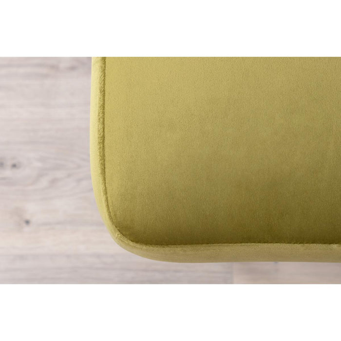 Svea - Tess hocker - velvet - groen