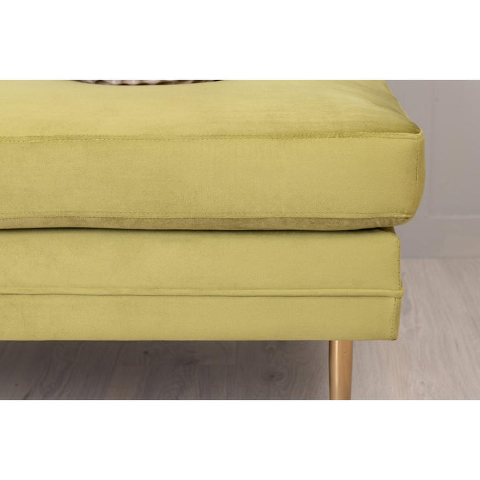 Svea - Tess hocker - velvet - groen