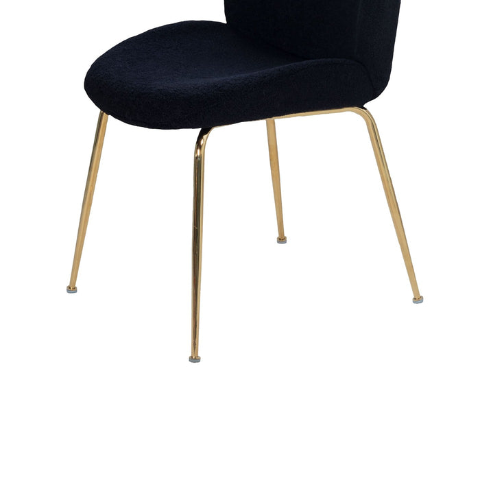 Eetkamerstoel Teddy Zwart - Stoel Dewi Luxe - Giga Meubel